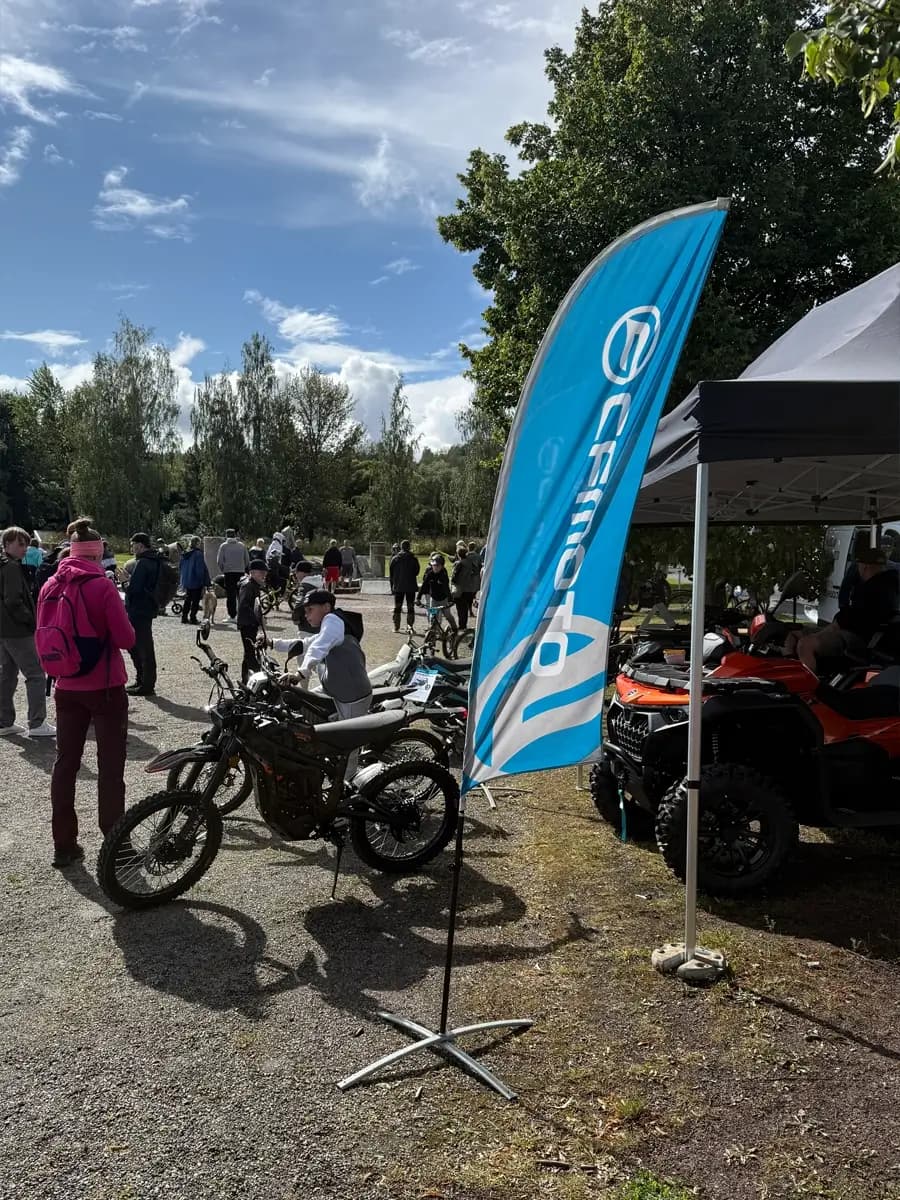 BikeFestin ständialue sponsorille ja näytteilleasettajalle